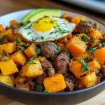Beef Sweet Potato Hash