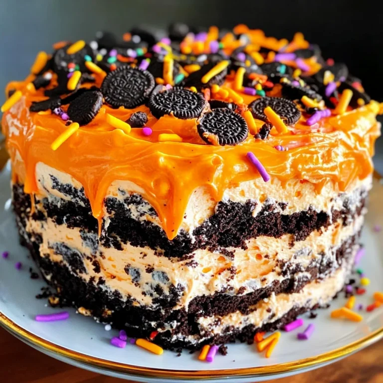 Halloween Icebox Cake