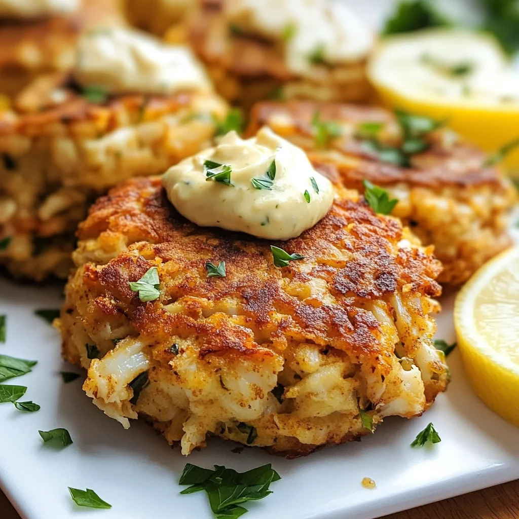 Maryland Crab Cakes with Lemon Aioli
