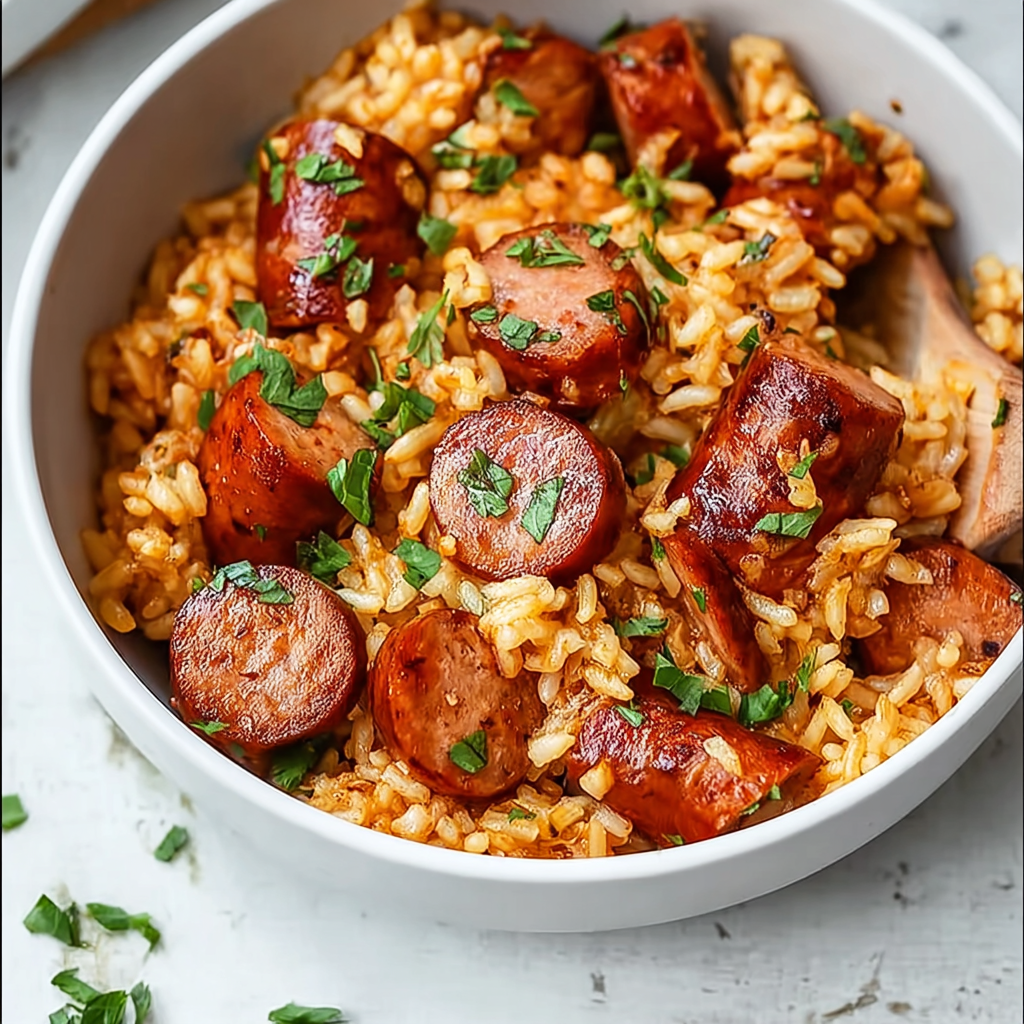 One-Pot Smoked Sausage and Rice Dinner: Effortless Flavor Magic