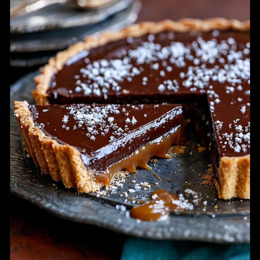 Chocolate Salted Caramel Tart