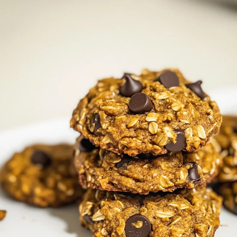 Healthy Pumpkin Oat Cookies