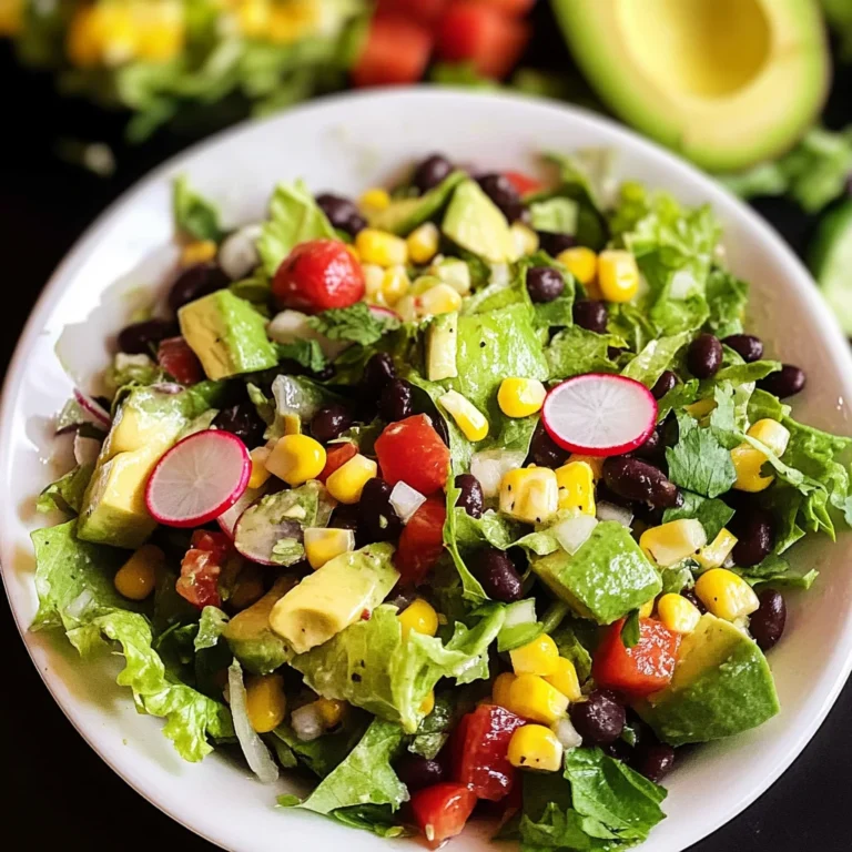 Mexican Chopped Salad with Honey-Lime Dressing
