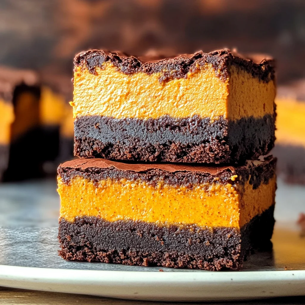 Pumpkin Brownies