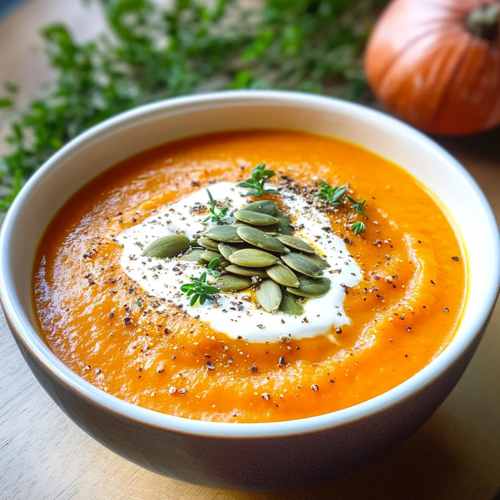 Roasted Butternut Squash and Red Pepper Soup