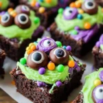 Witch's Cauldron Halloween Brownie Bites